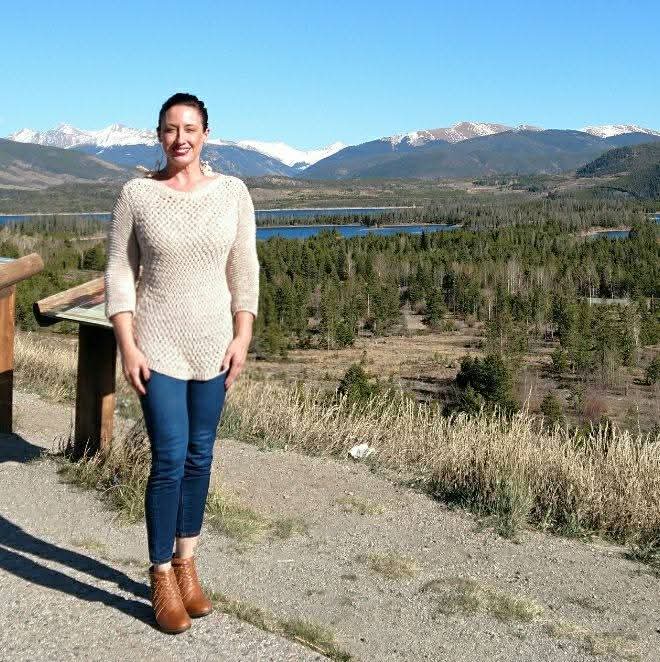 Kylie enjoying the mountains